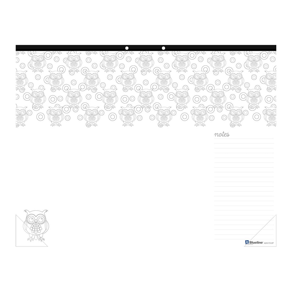 DoodlePlan™Coloring Desk Pad - Undated#color_multiplicity