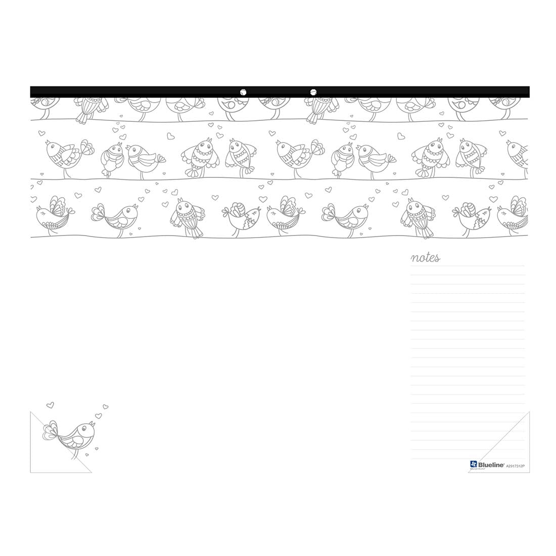 DoodlePlan™Coloring Desk Pad - Undated#color_multiplicty