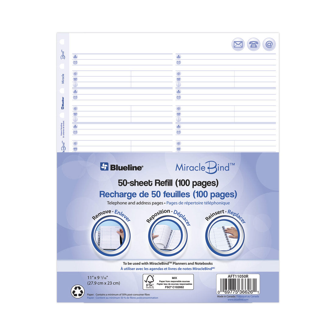 MiracleBind Refills - Tel./Add. AFT11050R