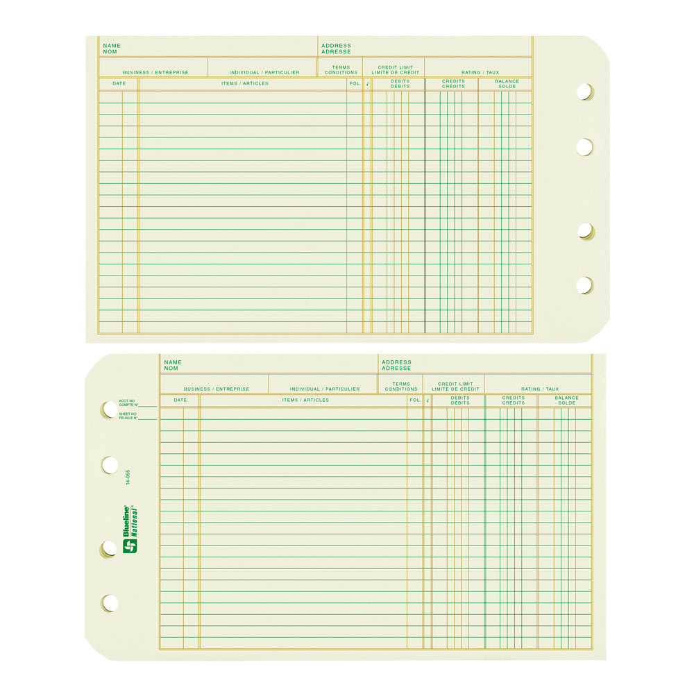 Ledger Filler Sheets 14055