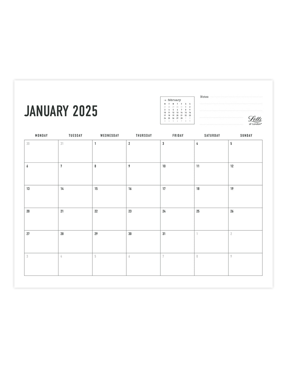 Conscious 2025 Wall Calendar Clay 25-082348#color_clay