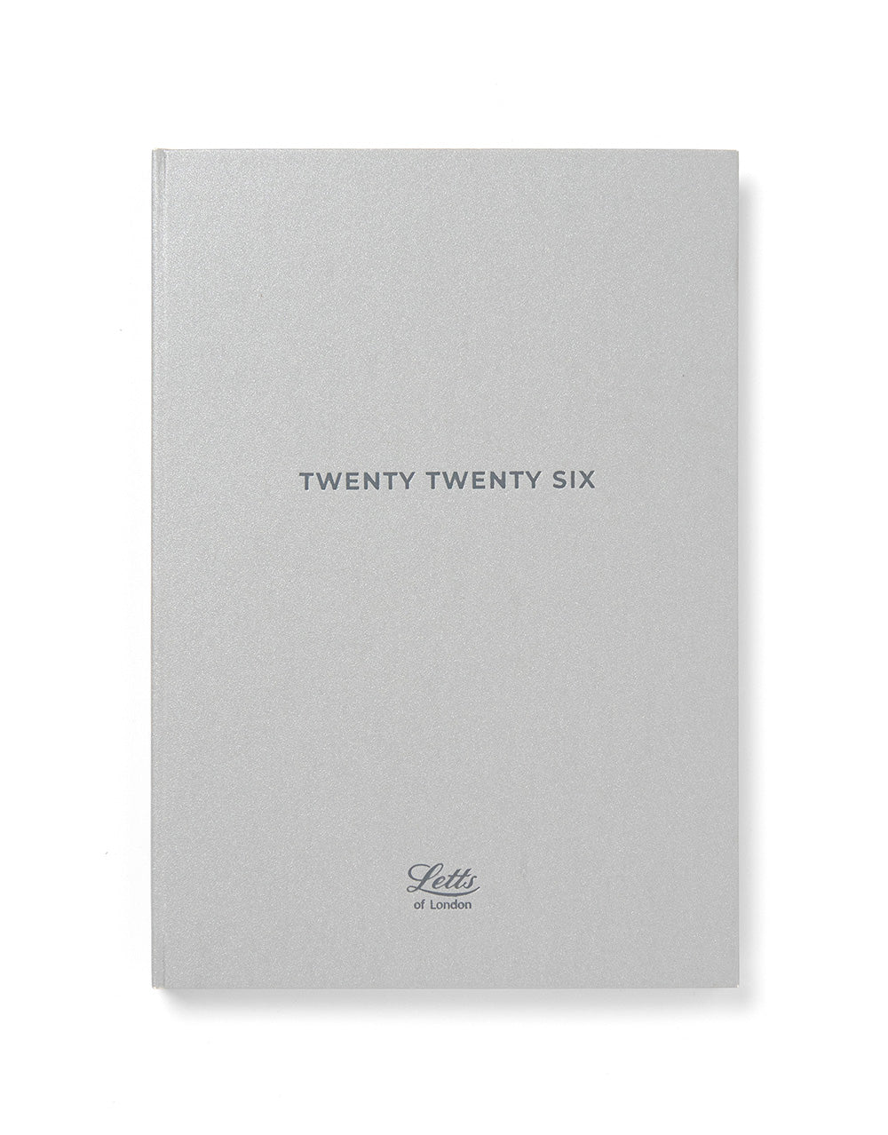 Letts of London Titanium A5 Week to View Planner 2026 - Multilanguage Silver 26-082583 #color_silver