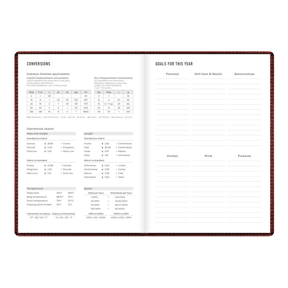 Letts A5 Weekly Planner, Milano, 2027 Chocolate 27-081170#color_chocolate