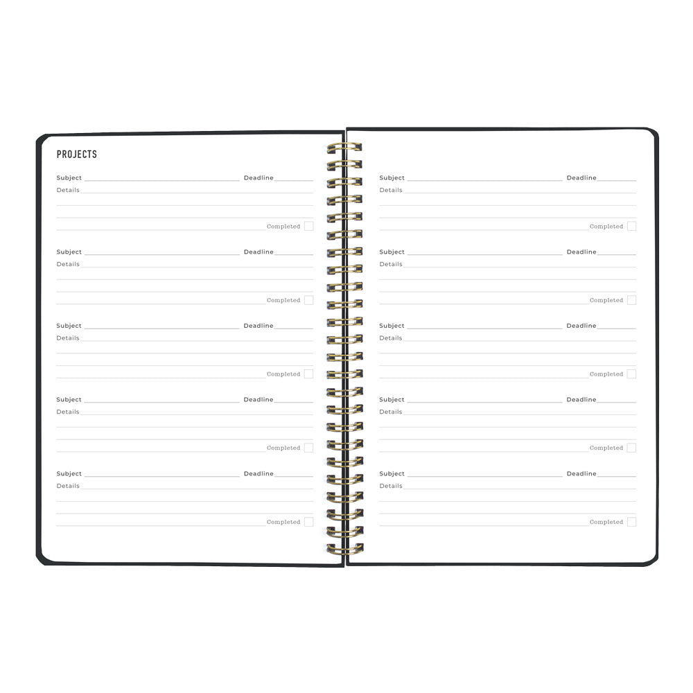Letts A5 Weekly Planner, Celebrate, 2027 Grey 27-082184#color_grey