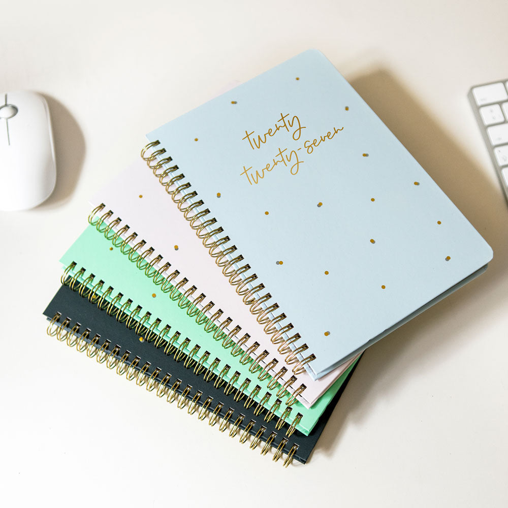 Letts A5 Weekly Planner, Celebrate, 2027 Grey 27-082184#color_grey
