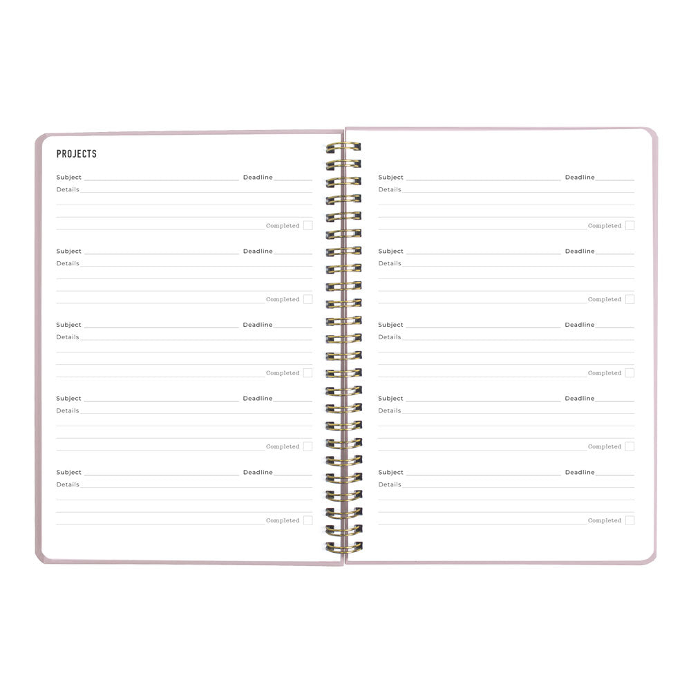 Letts A5 Weekly Planner, Celebrate, 2027 Rose 27-082185#color_celebrate-rose
