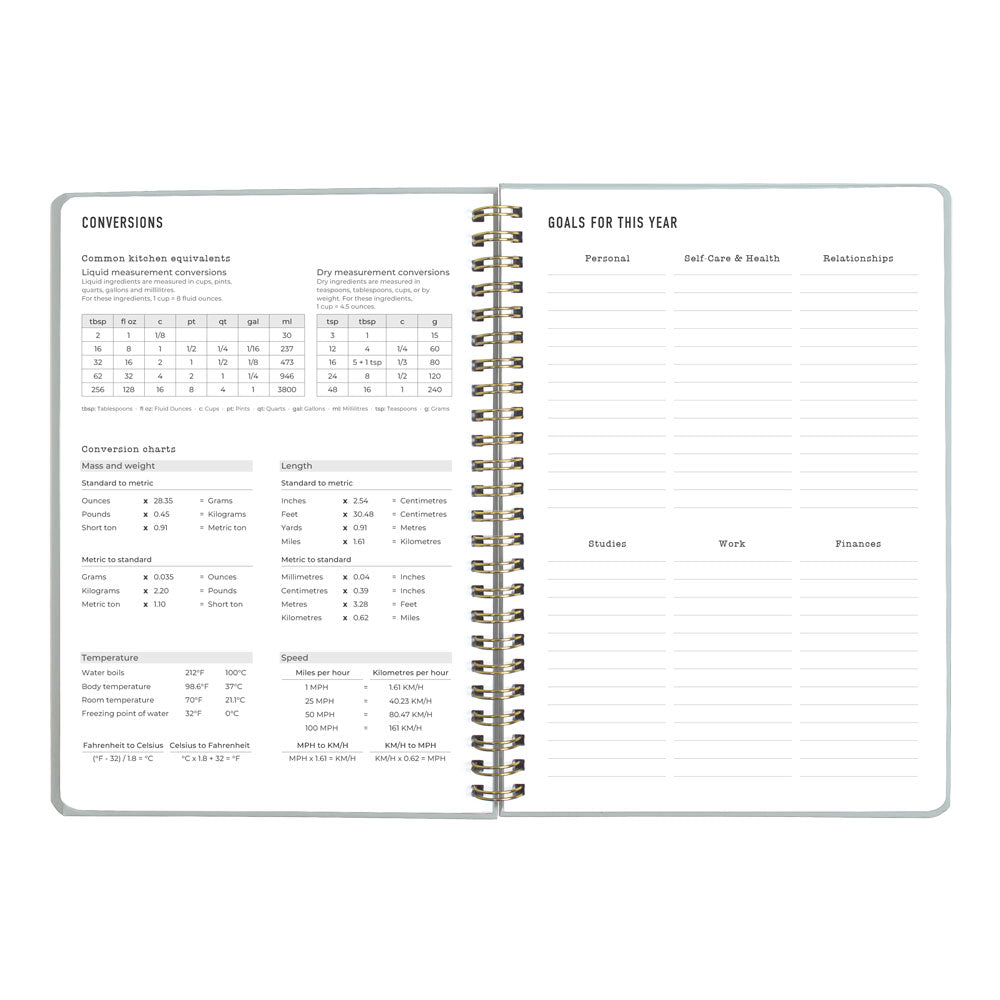 Letts A5 Weekly Planner, Celebrate, 2027 Sky 27-082186#color_sky