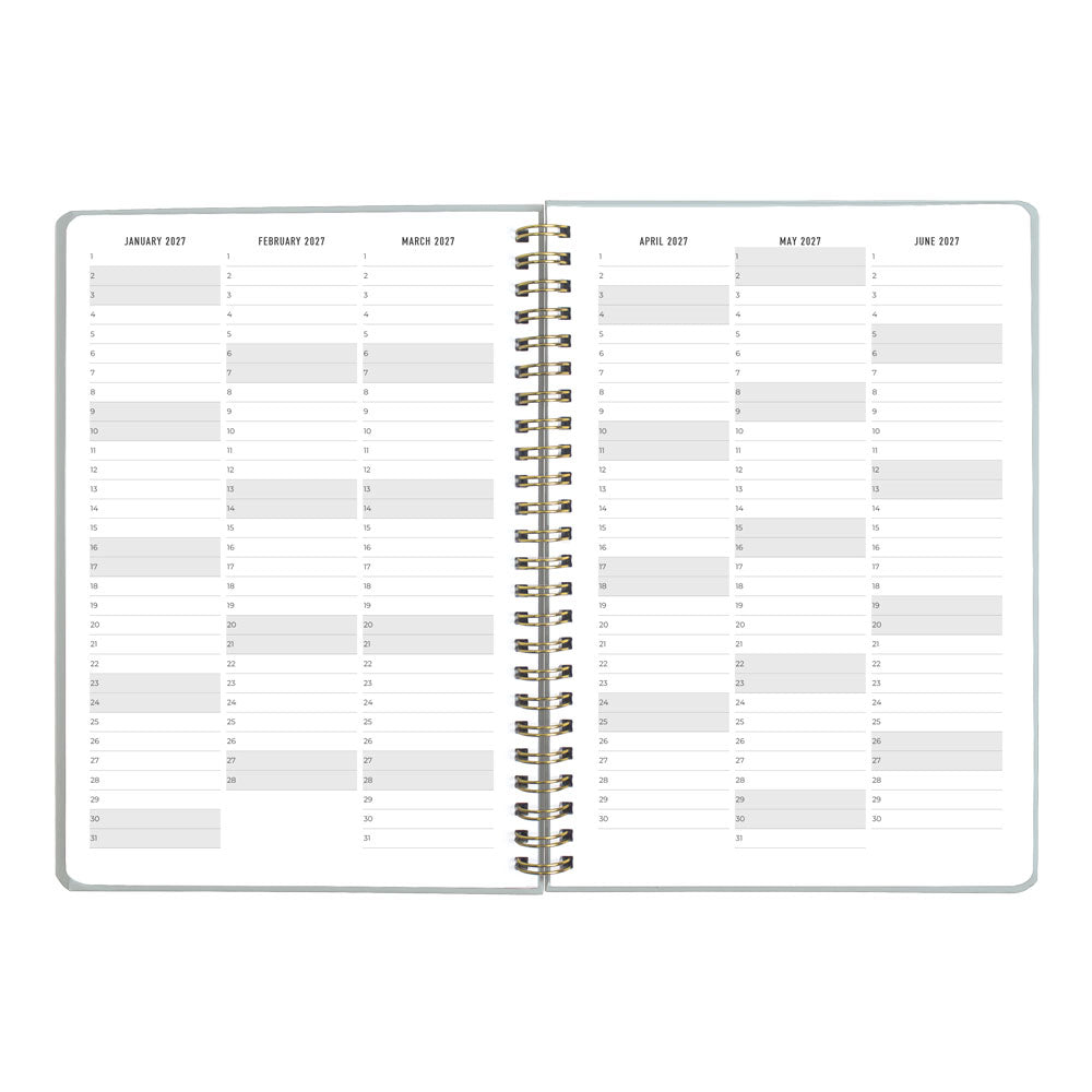 Letts A5 Weekly Planner, Celebrate, 2027 Sky 27-082186#color_sky