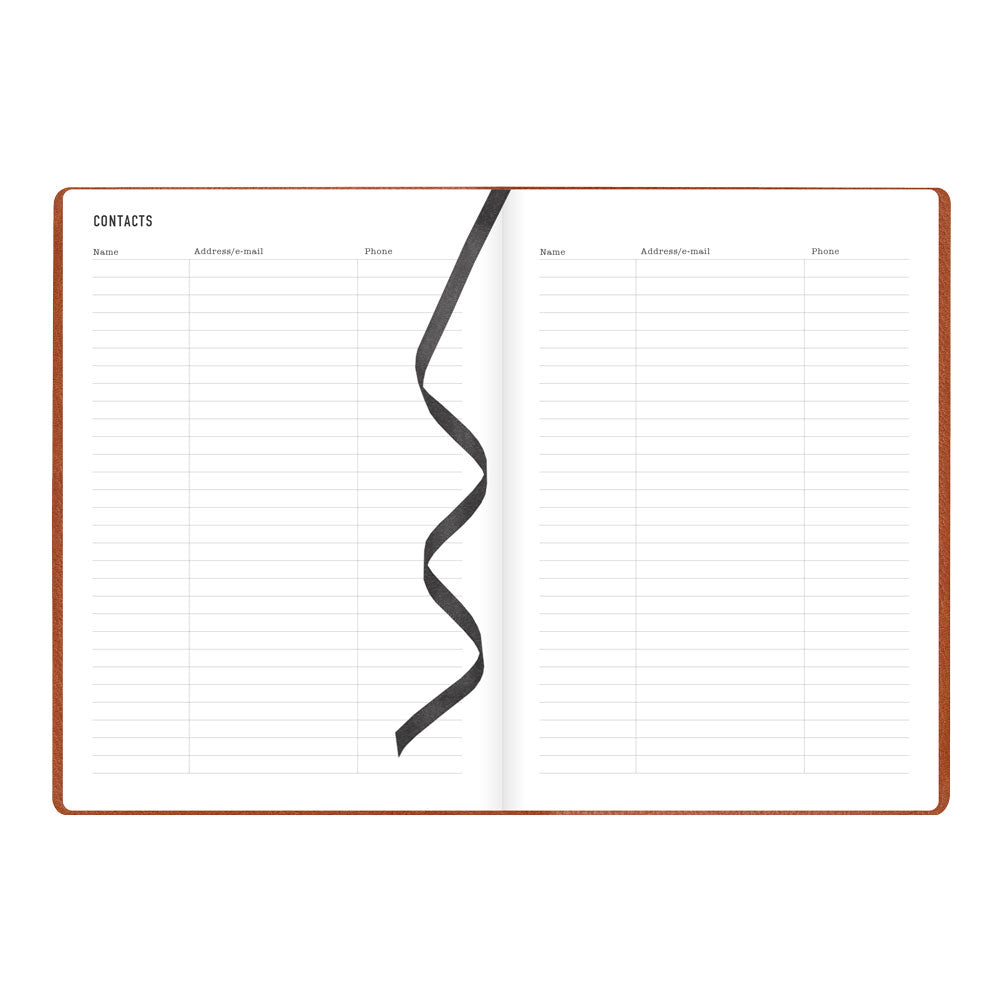 Letts A5 Weekly Planner, Oslo, 2027 Tan 27-082334#color_tan