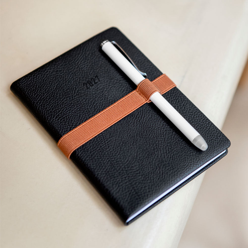 Letts A5 Weekly Planner, Oslo, 2027 Black 27-082335#color_black
