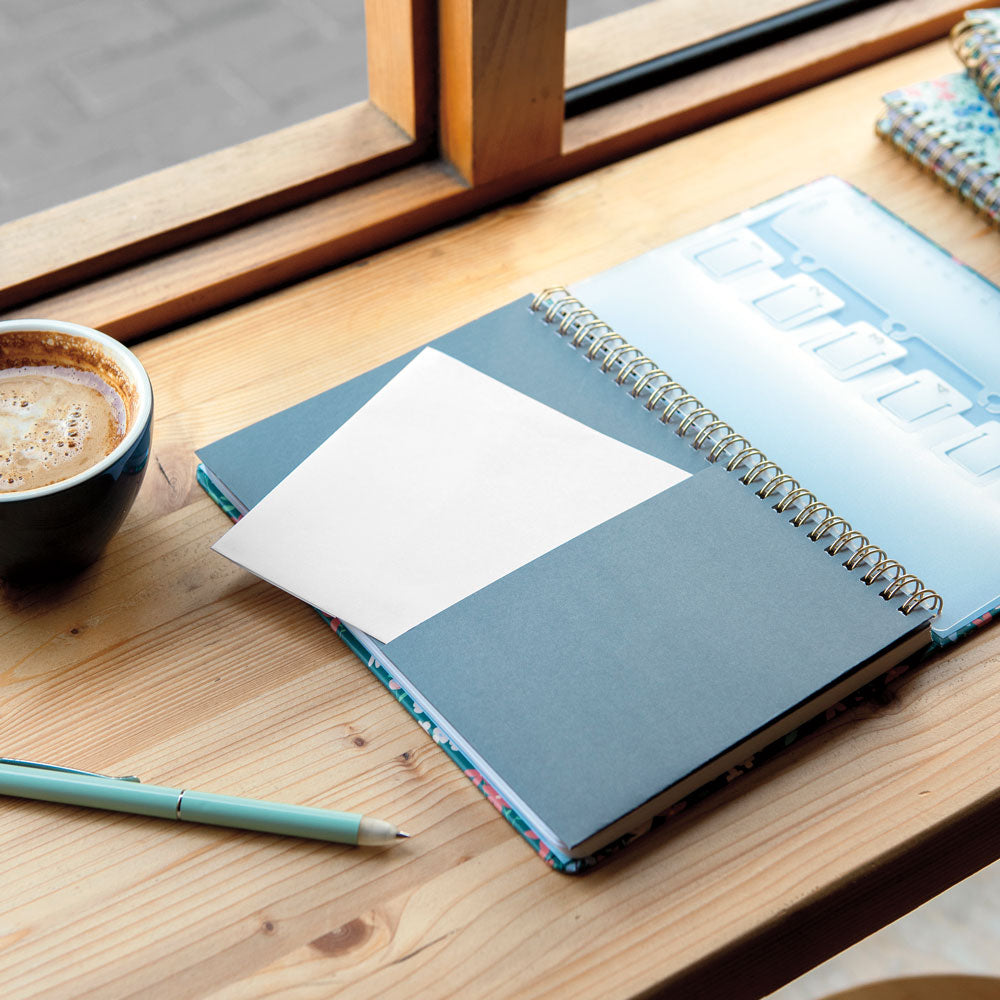 Letts A5 Weekly Planner, Spring Valley, 2027 Green 27-082376#color_green