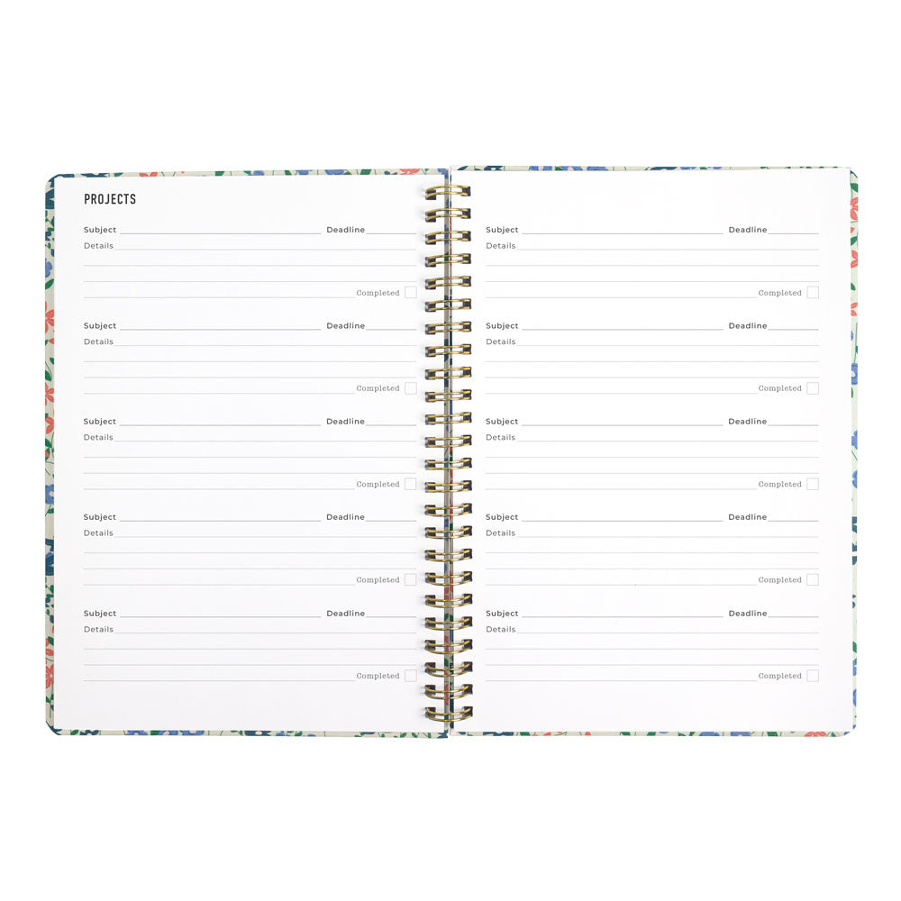 Letts A5 Weekly Planner, Spring Valley, 2027 Mint 27-082377#color_mint