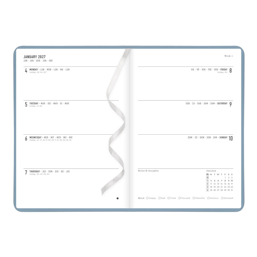 Letts A5 Weekly Planner, Conscious, 2027 Ocean 27-082398#color_conscious-ocean