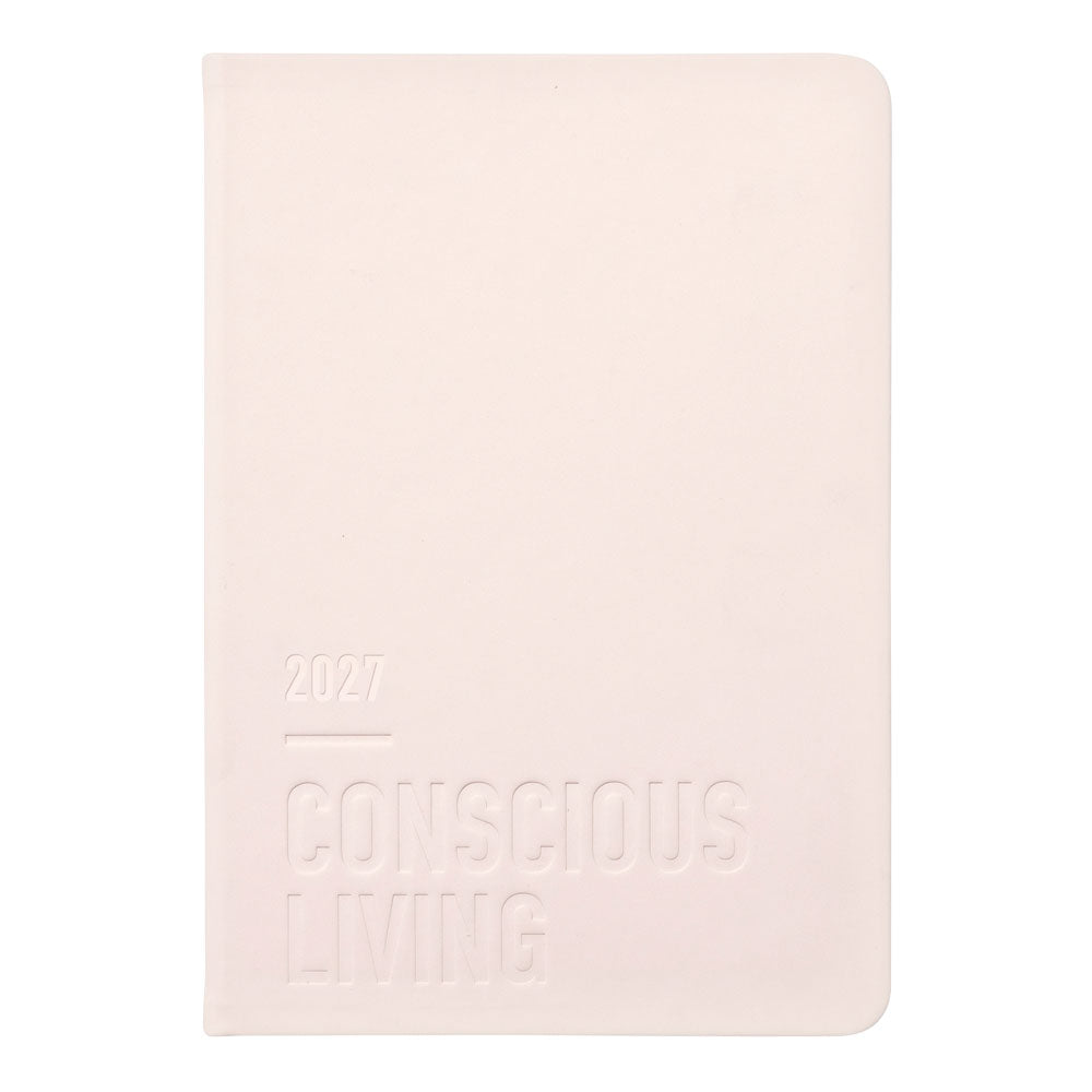 Letts A5 Weekly Planner, Conscious, 2027 Rosewater 27-082399#color_rosewater