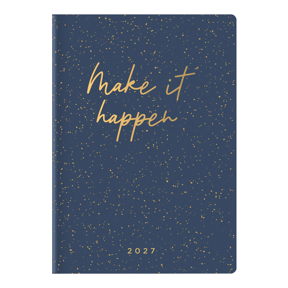 Letts A5 Weekly Planner, Inspire, 2027 Navy 27-082484#color_navy