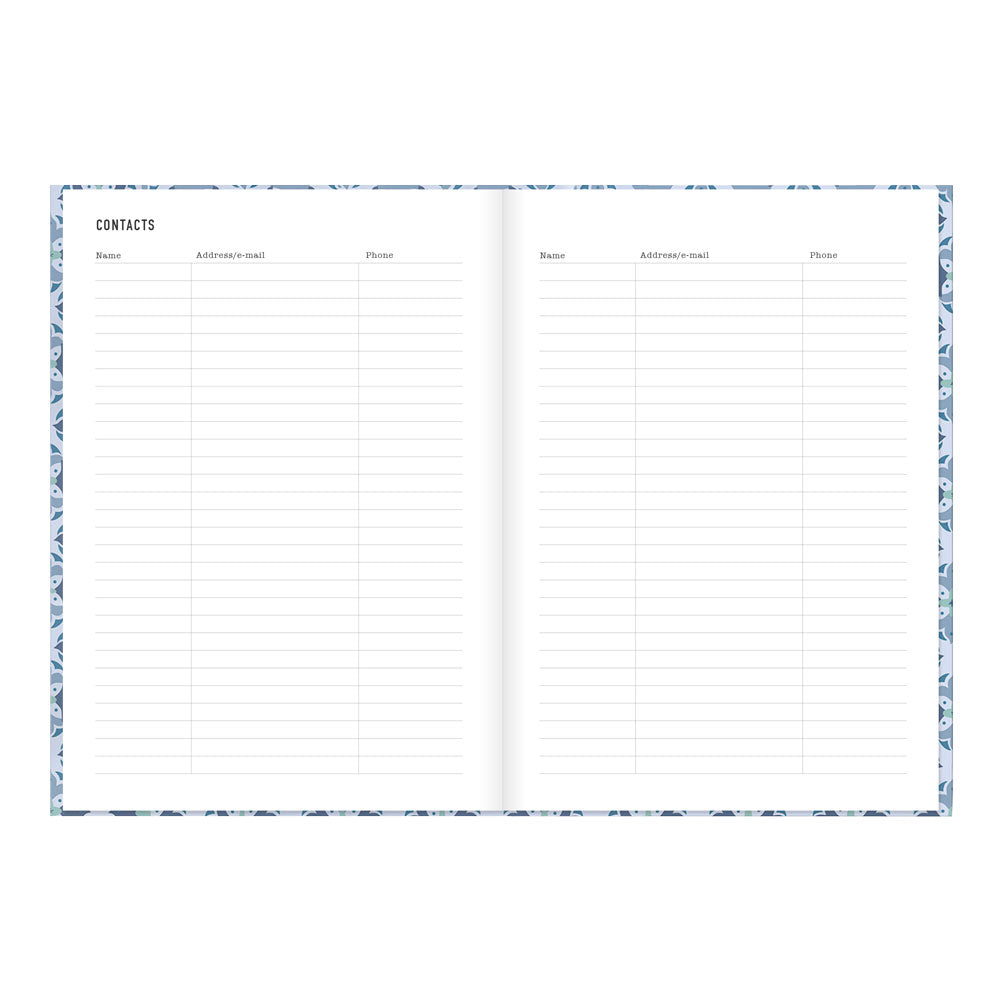 Letts A5 Weekly Planner, Morocco, 2027 Blue 27-082495#color_morocco-blue