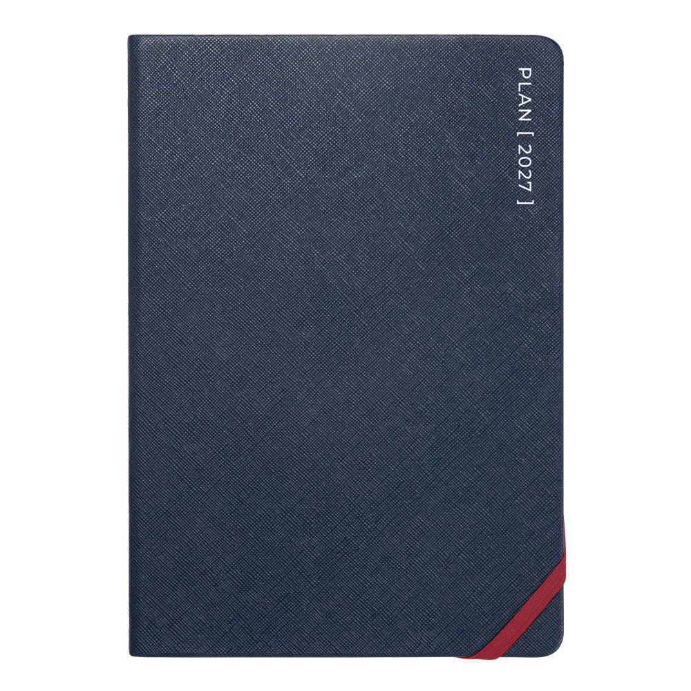 Letts A5 Weekly Planner, Serene, 2027 Midnight 27-082499#color_midnight