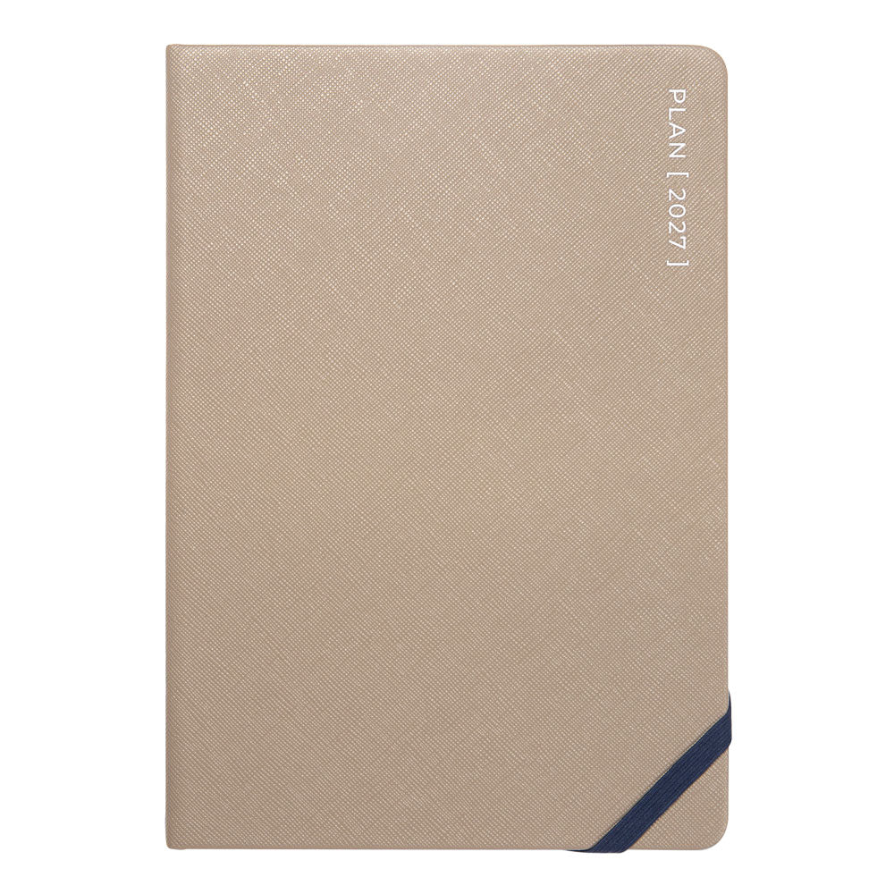 Letts A5 Weekly Planner, Serene, 2027 Taupe 27-082503#color_taupe