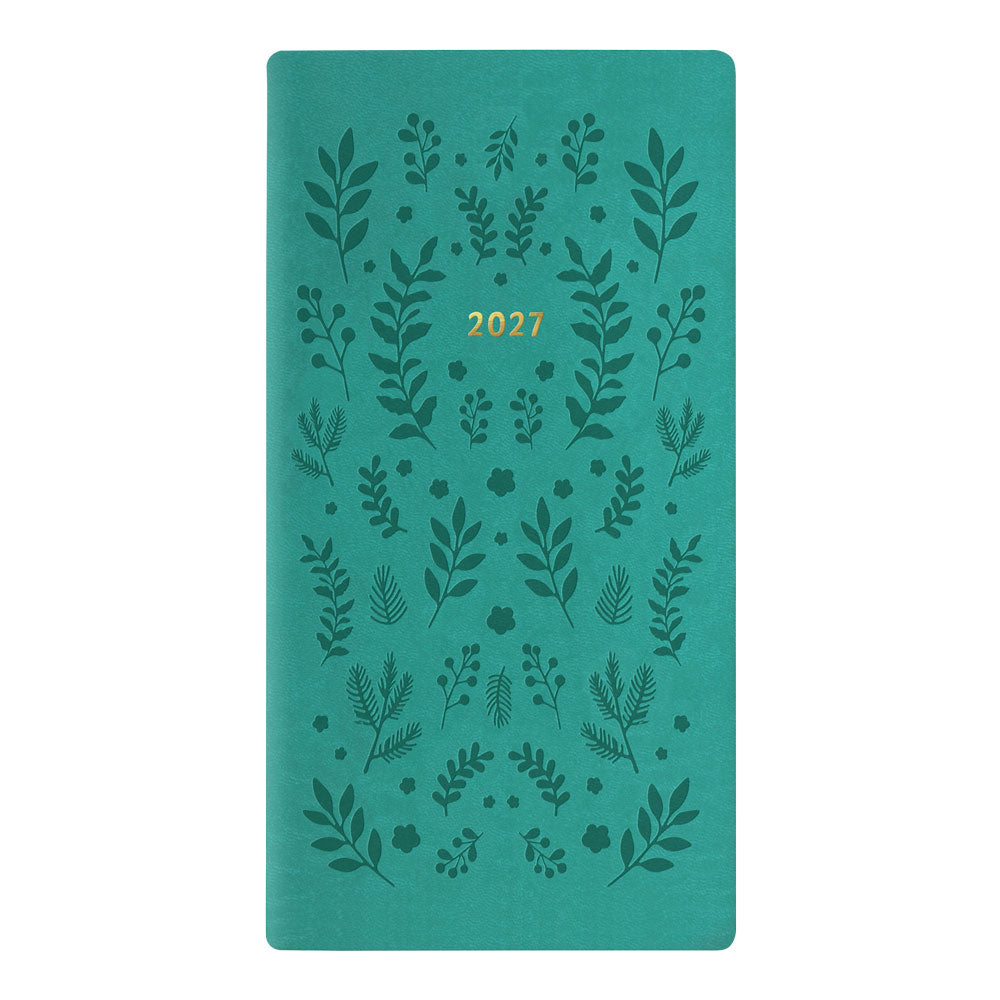 Letts Slim Weekly Planner, Woodland, 2027 Green 27-082545#color_woodland-green