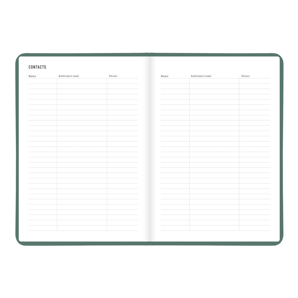 Letts A5 Weekly Planner, Conscious, 2027 Pine 27-082553#color_pine