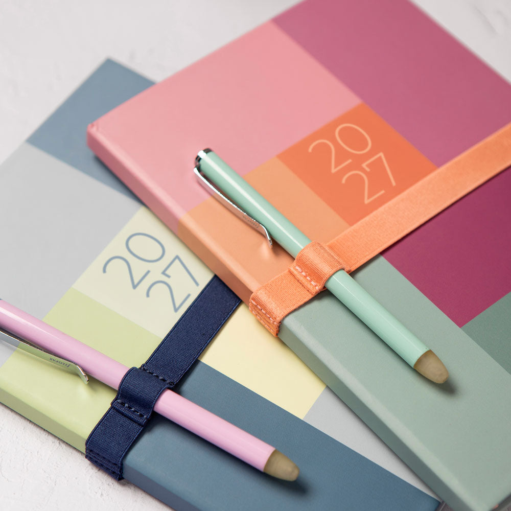 Letts A5 Weekly Planner, Gradient, 2027 Blue 27-082571#color_gradient-blue