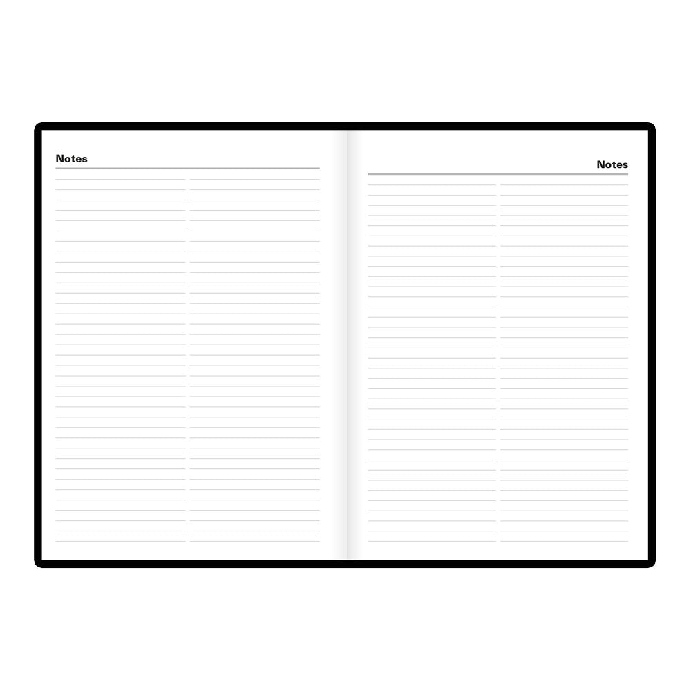 Letts A5 Daily Appointment Book, Standard, 2027 Black 27-C10XBK#color_black