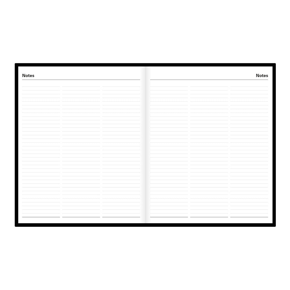 Letts Quarto Daily Planner, Standard, 2027 Black 27-C10YBK#color_black