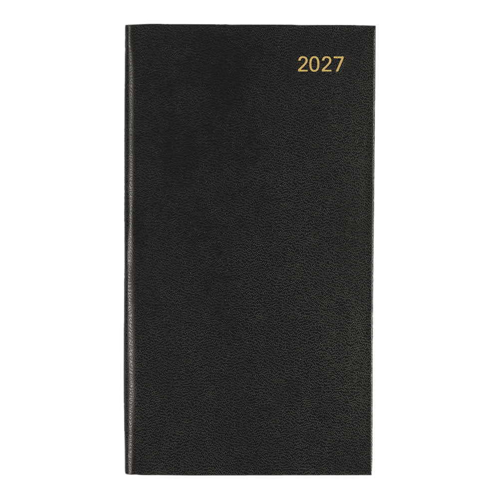 Letts Compact Weekly Planner, Principal, 2027 Black 27-C30NUBK#color_black