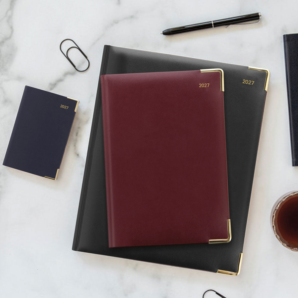 Letts Pocket Weekly Planner, Classic, 2027 Black 27-C32EBK#color_black