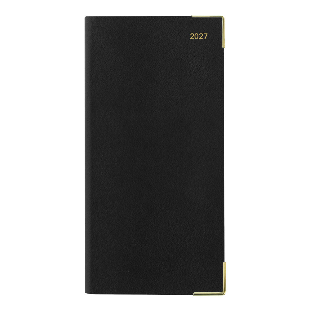 Letts Slim Weekly Appointment Book, Classic, 2027 Black 27-C32SBK#color_black
