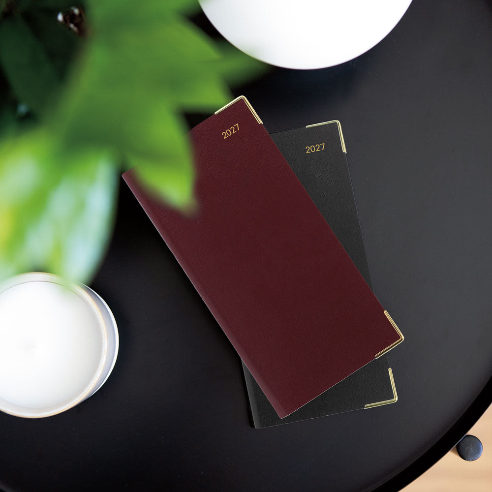Letts Slim Weekly Appointment Book, Classic, 2027 Black 27-C32SBK#color_black