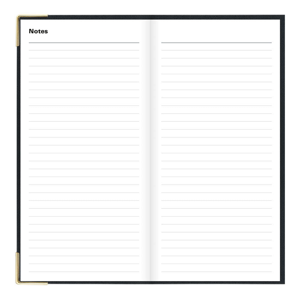 Letts Slim Weekly Planner, Classic, 2027 Black 27-C32SUBK#color_black