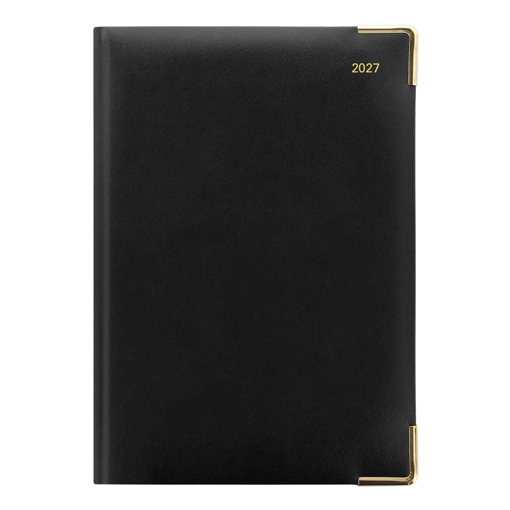 Letts A5 Weekly Appointment Book, Classic, 2027 Black 27-C32XBK#color_black