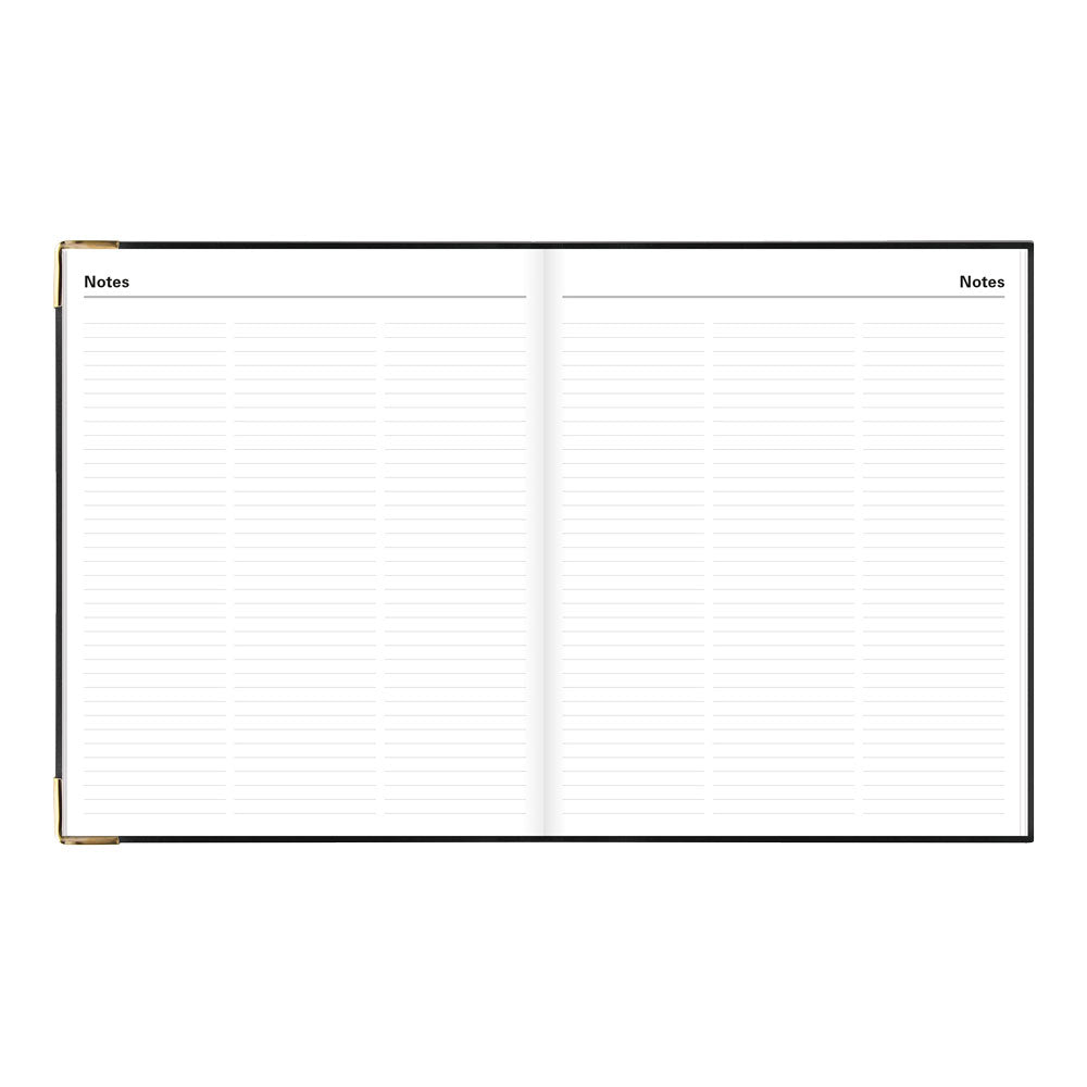 Letts Quarto Weekly Appointment Book, Classic, 2027 Black 27-C32YIBK#color_black
