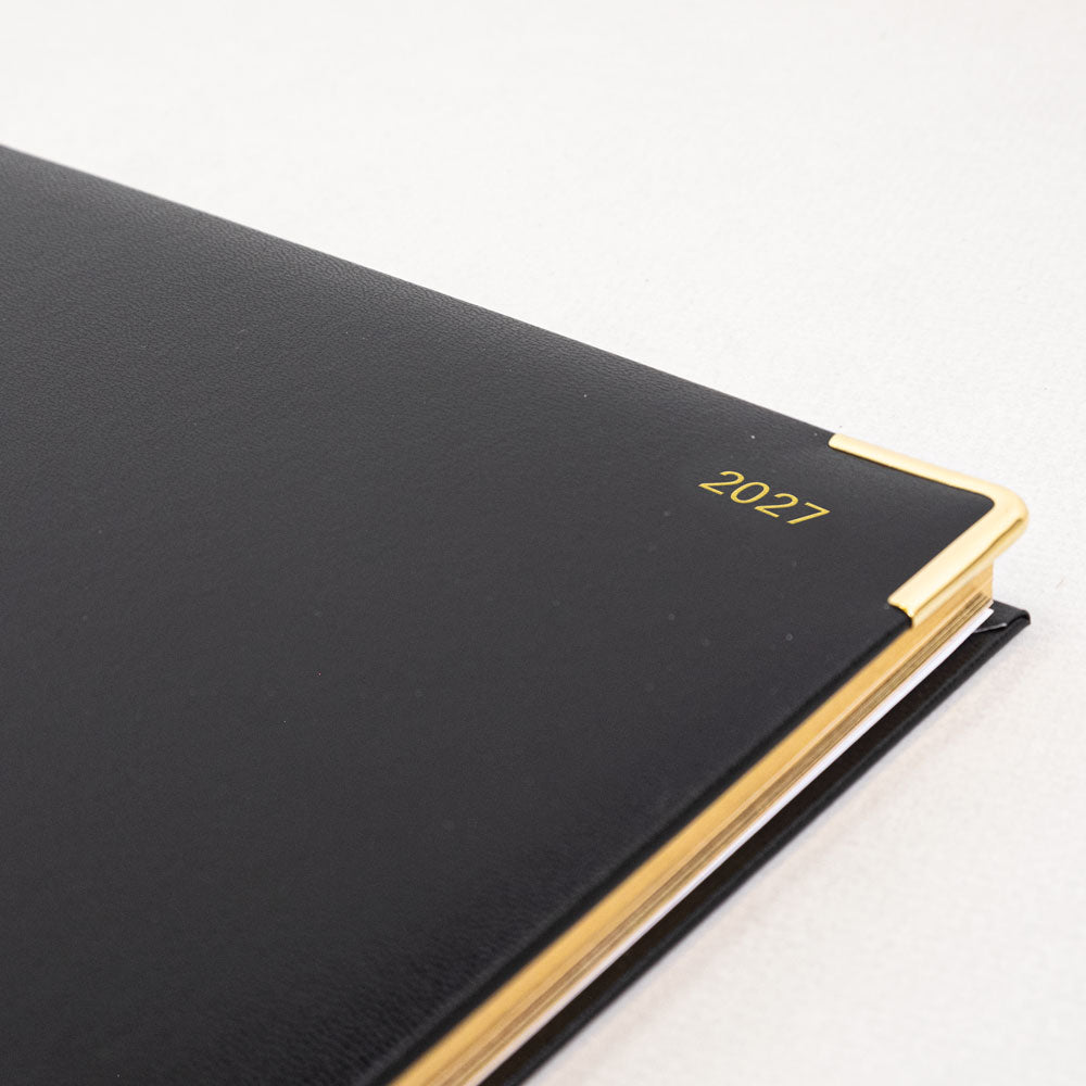 Letts Quarto Weekly Appointment Book, Classic, 2027 Black 27-C32YIBK#color_black