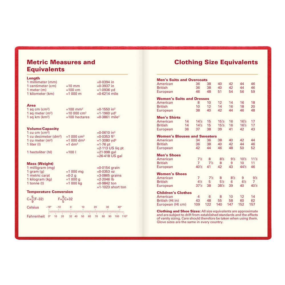 Letts Pocket Weekly Planner, Belgravia, 2027 Red 27-C33ERD#color_red