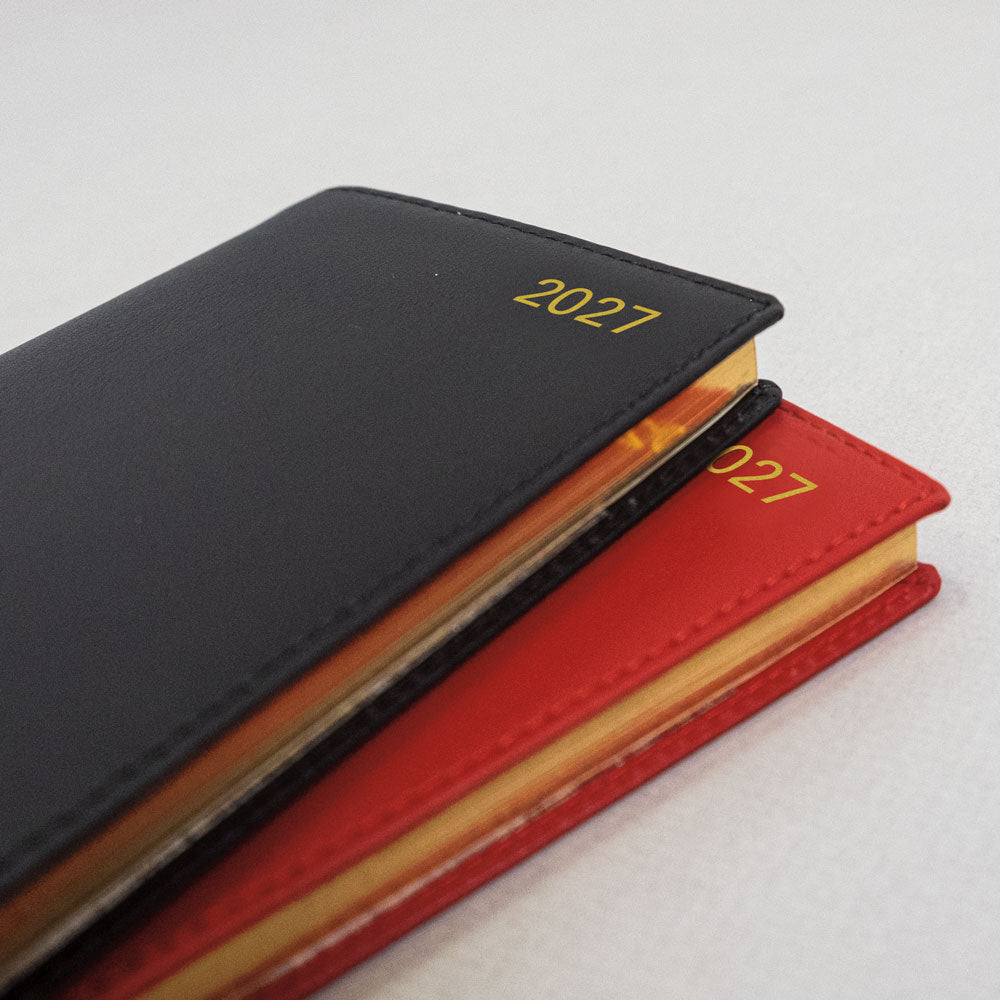 Letts Slim Weekly Planner, Belgravia, 2027 Black 27-C33SUBK#color_black
