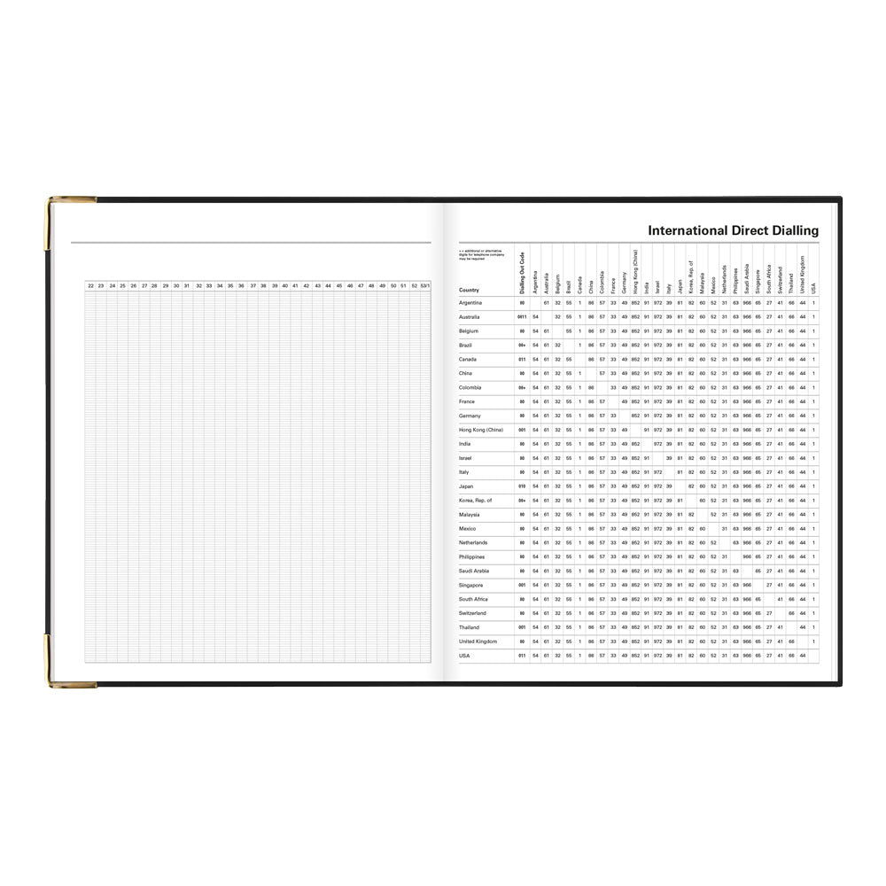 Letts Quarto Weekly Appointment Book, Roma, 2027 Black 27-C33YIBK#color_black