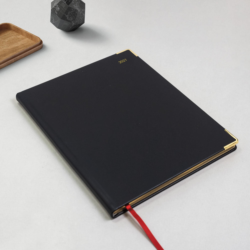 Letts Quarto Weekly Appointment Book, Roma, 2027 Black 27-C33YIBK#color_black