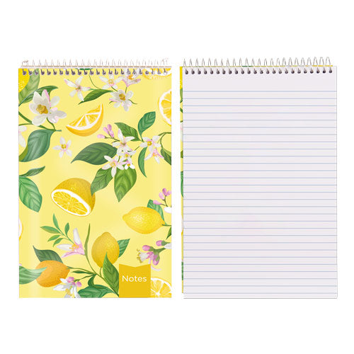 XTREME White Steno Pad, 6" x 9.5"#color_lemon-garden