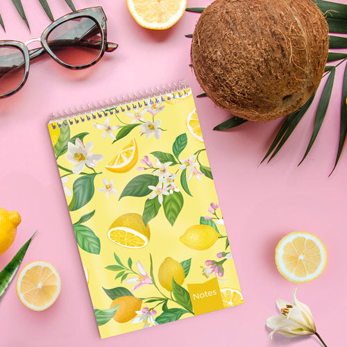XTREME White Steno Pad, 6" x 9.5"#color_lemon-garden