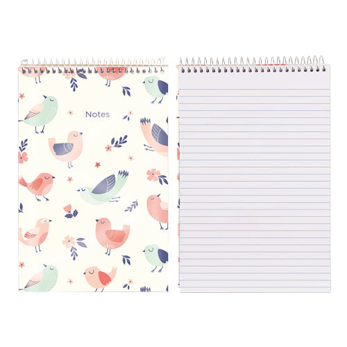 XTREME White Steno Pad, 6" x 9.5"#color_feather-friends