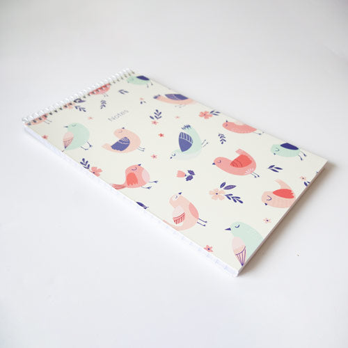 XTREME White Steno Pad, 6" x 9.5"#color_feather-friends