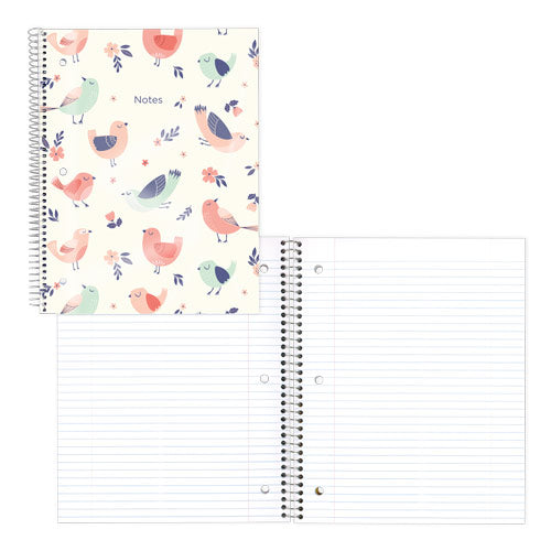 XTREME White Notebook, 1-subject#color_feather-friends