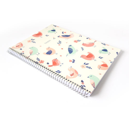 XTREME White Notebook, 1-subject#color_feather-friends