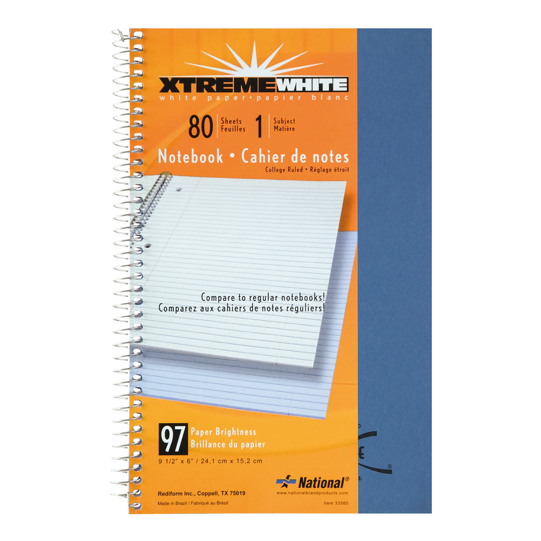 Xtreme White Notebook 33560