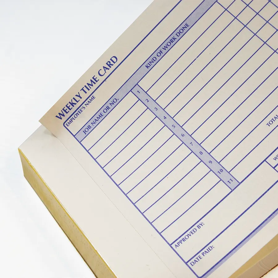 Rediform 4K409 weekly employee time card pad