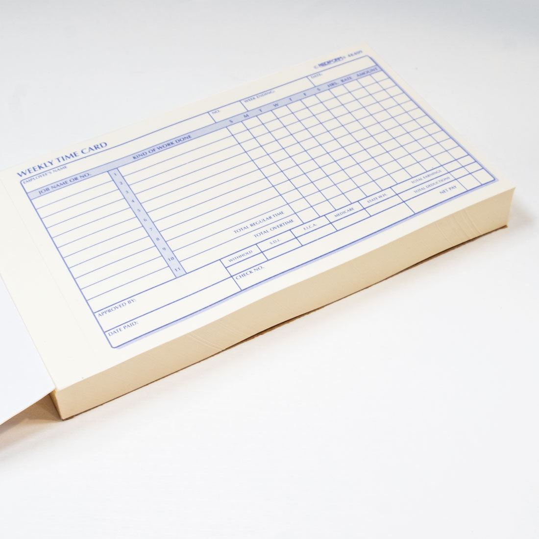 Time Card Pad 4K409