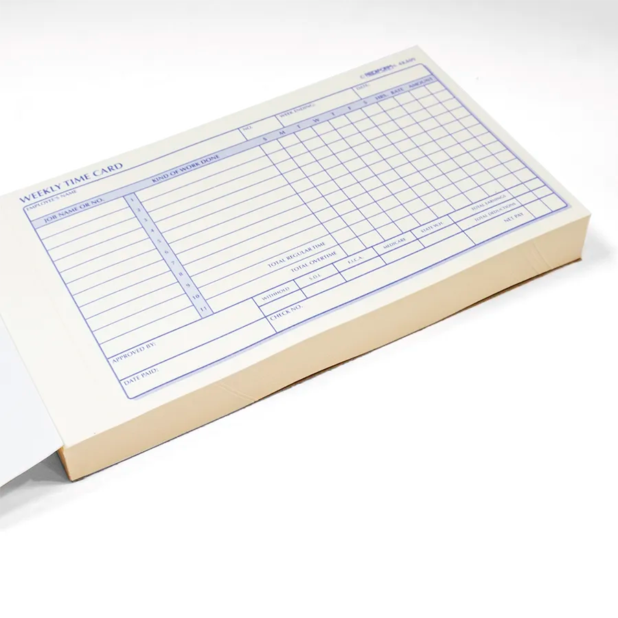Rediform 4K409 weekly employee time card pad