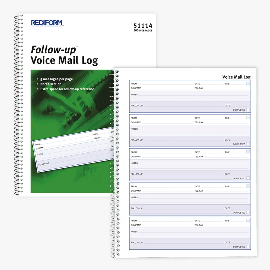 Follow-up Voice Mail Log 51114